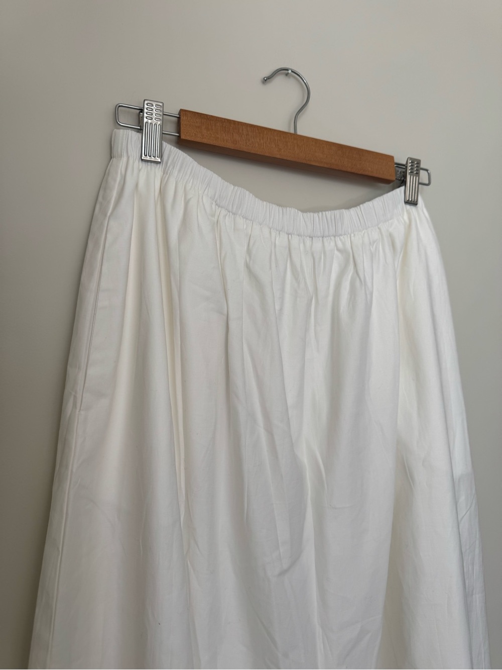 CAARA Astrid Organic Cotton Maxi Skirt White M - Picture 3 of 12